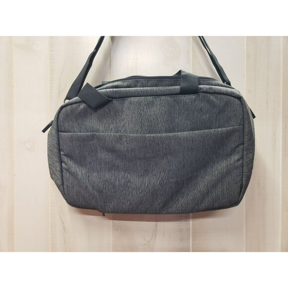 Incase City Duffel Laptop Bag With Adjustable Strap & Multiple Pockets, Gray - Picture 9 of 15